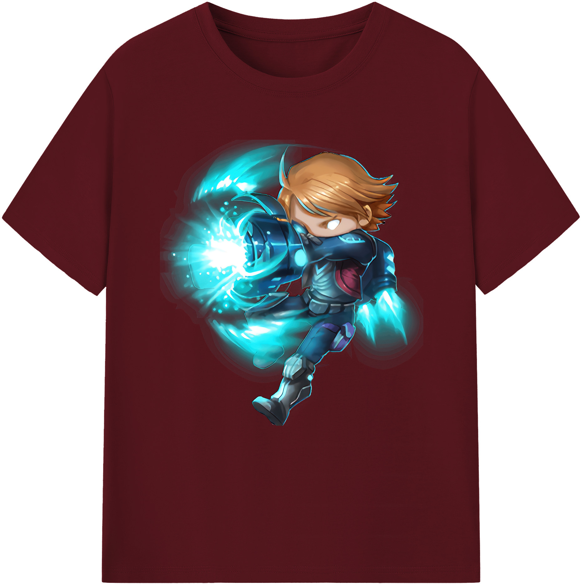 リーグ・オブ・レジェンド League of Legends LOL 綿100％半袖Tシャツ（フロントプリント）